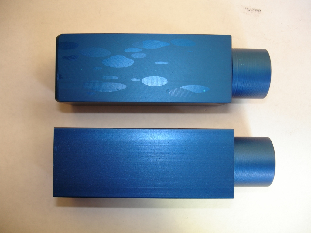 Different tempers effect final look of anodising example